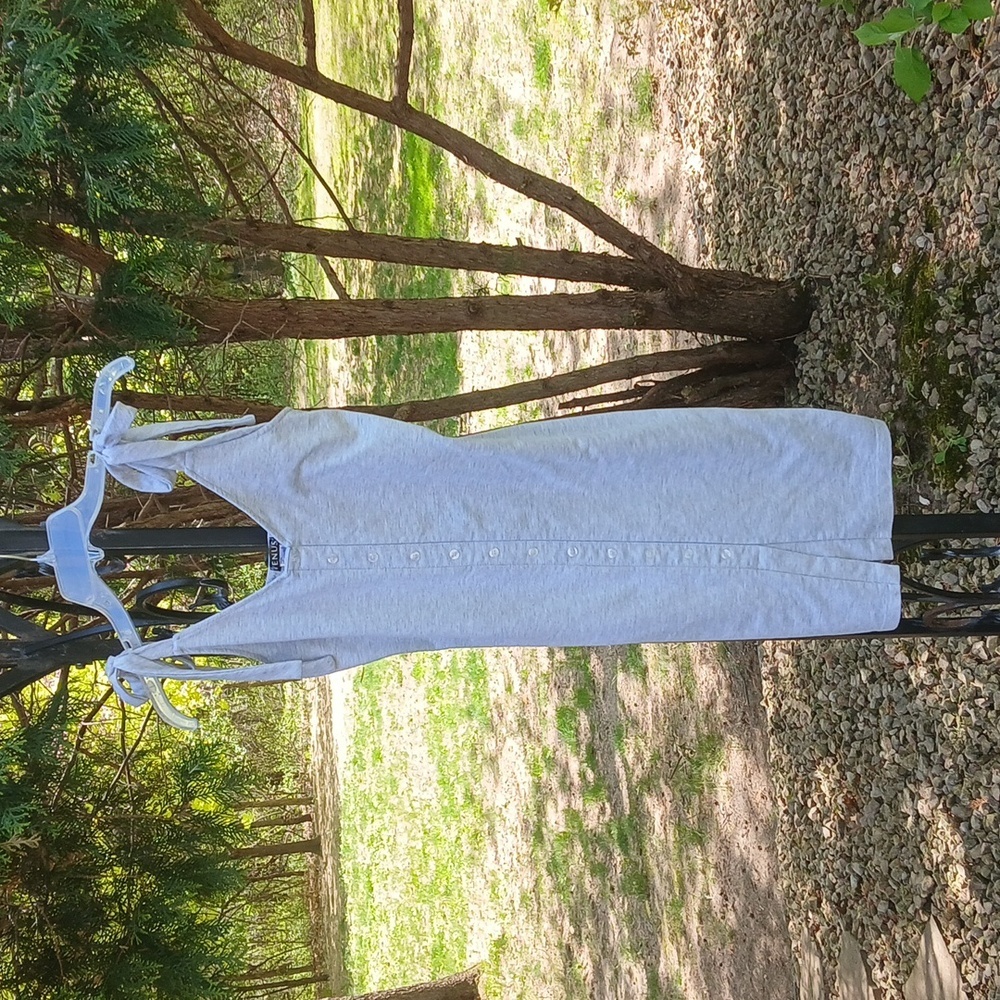 VENUS Gray Sleeveless Tie-Shoulder Dress SZ MEDIUM